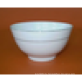 белая керамическая чаша с образца дизайн